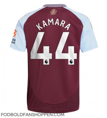 Aston Villa Boubacar Kamara #44 Hjemmebanetrøje 2024-25 Kortærmet